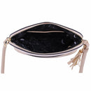 MA5314A Monogrammmable Front Pocket Dome Crossbody w/ Tassel - MiMi Wholesale