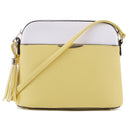 MA5314A Monogrammmable Front Pocket Dome Crossbody w/ Tassel - MiMi Wholesale