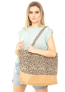 MB0082 Leopard Print Tote Bag - MiMi Wholesale