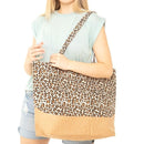 MB0082 Leopard Print Tote Bag - MiMi Wholesale