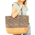 MB0082 Leopard Print Tote Bag - MiMi Wholesale