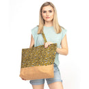 MB0082 Leopard Print Tote Bag - MiMi Wholesale
