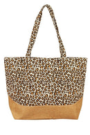 MB0082 Leopard Print Tote Bag - MiMi Wholesale
