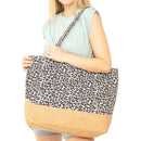 MB0082 Leopard Print Tote Bag - MiMi Wholesale