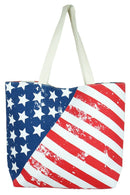 MB0099 American Flag Beach Bag - MiMi Wholesale