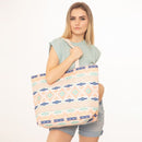 MB0121 Leopard Tribal Aztec Beach Tote Bag - MiMi Wholesale