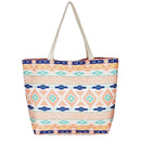 MB0121 Leopard Tribal Aztec Beach Tote Bag - MiMi Wholesale