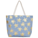 MB0124 Gold Foil Turtle Beach Bag - MiMi Wholesale
