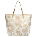 MB0126 Gold Foil Paisley Beach Bag - MiMi Wholesale