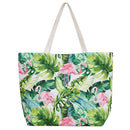 MB0133 Tropical Flamingo Tote Bag - MiMi Wholesale