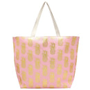 MB0134 Gold Foil Pineapple Beach Tote Bag - MiMi Wholesale
