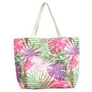 MB0136 Hand Drawn Tropical Beach Tote Bag - MiMi Wholesale