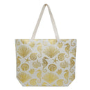 MB0137 Gold Foil Sea Life Tote Bag - MiMi Wholesale