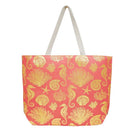 MB0137 Gold Foil Sea Life Tote Bag - MiMi Wholesale