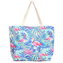 MB0138 Tropical Flamingo Beach Tote Bag - MiMi Wholesale