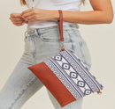 MB0141 Aztec Crossbody & Wristlet Bag - MiMi Wholesale