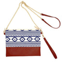 MB0141 Aztec Crossbody & Wristlet Bag - MiMi Wholesale