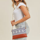 MB0141 Aztec Crossbody & Wristlet Bag - MiMi Wholesale
