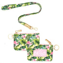MB0147 Tropical Flamingo Lanyard ID Wallet - MiMi Wholesale