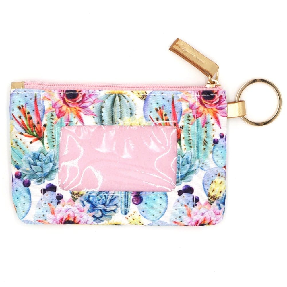 MB0151 Cactus Lanyard ID Wallet - MiMi Wholesale
