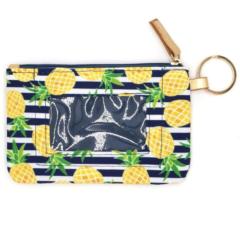 MB0157 Pineapple Lanyard ID Wallet - MiMi Wholesale