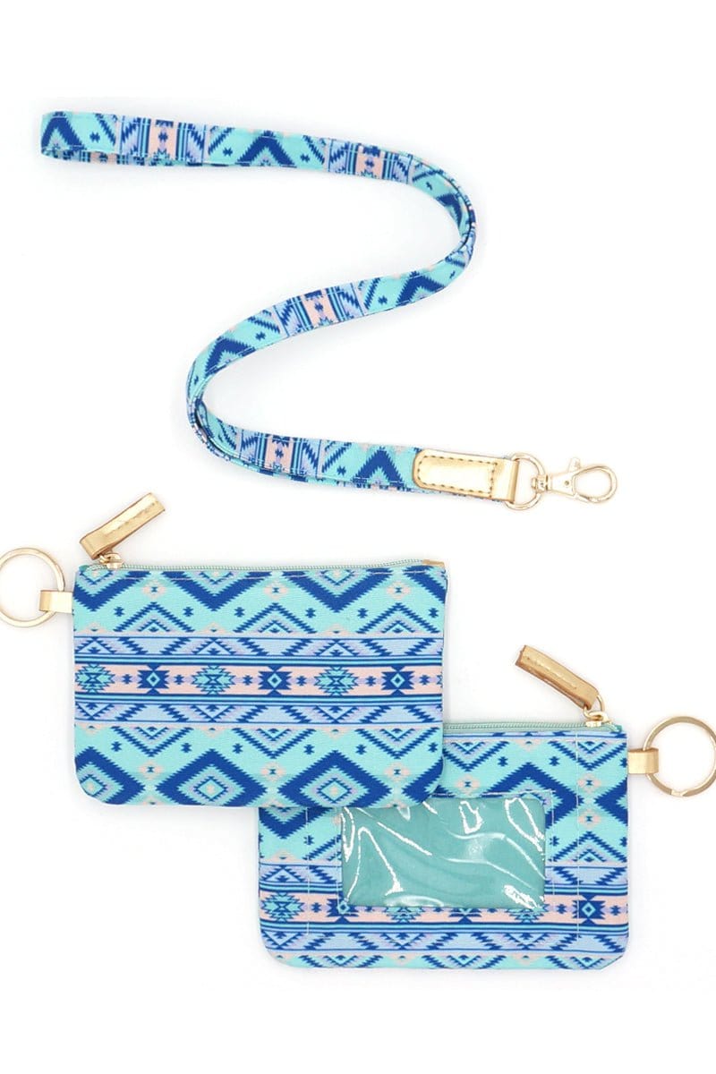 MB0160 Tribal Lanyard ID Wallet - MiMi Wholesale