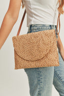 MB0185 Eliza Straw Crossbody/Clutch - MiMi Wholesale