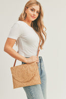 MB0185 Eliza Straw Crossbody/Clutch - MiMi Wholesale