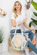 MB0192 Hat Carrying Clear Tote Bag - MiMi Wholesale