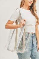 MB0192 Hat Carrying Clear Tote Bag - MiMi Wholesale