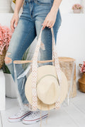 MB0193 Hat Carrying Clear Tote Bag - MiMi Wholesale