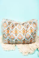 MB0202 Delilah Boho Pattern Fringe Tote Bag - MiMi Wholesale
