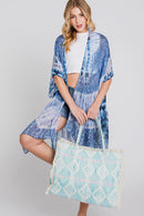 MB0203 Stella Boho Pattern Fringe Tote Bag - MiMi Wholesale