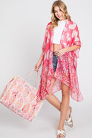 MB0203 Stella Boho Pattern Fringe Tote Bag - MiMi Wholesale