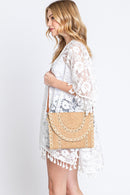 MB0211 Ariana Straw Crossbody/Clutch - MiMi Wholesale