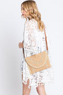 MB0211 Ariana Straw Crossbody/Clutch - MiMi Wholesale