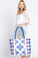 MB0244 Denver Boho Fringe Tote Bag - MiMi Wholesale