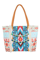 MB0245 Greta Boho Fringe Tote Bag - MiMi Wholesale