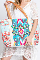 MB0245 Greta Boho Fringe Tote Bag - MiMi Wholesale