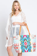 MB0245 Greta Boho Fringe Tote Bag - MiMi Wholesale