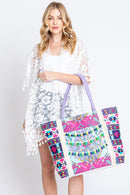 MB0246 Lilianna Boho Fringe Tote Bag - MiMi Wholesale