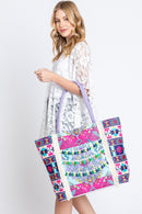 MB0246 Lilianna Boho Fringe Tote Bag - MiMi Wholesale
