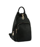 MCM0087 Multi Pocket One/Double Strap Backpack - MiMi Wholesale