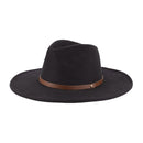MH0053 Fedora Band Trim Felt Hat - MiMi Wholesale