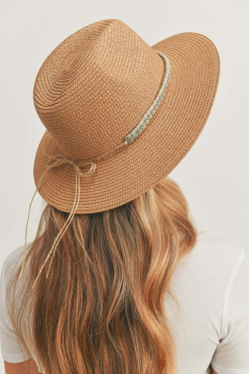 MH0100 Sun Hat with Rhinestone Band - MiMi Wholesale