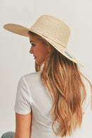 MH0120 Sequin Letter "Always on Vacay" Floppy Hat - MiMi Wholesale