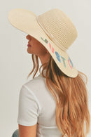 MH0122 Sequin Letter "Just Chill Out" Floppy Hat - MiMi Wholesale