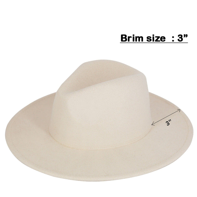 MH0125 Leslie Felt Panama Hat - MiMi Wholesale