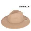 MH0125 Leslie Felt Panama Hat - MiMi Wholesale