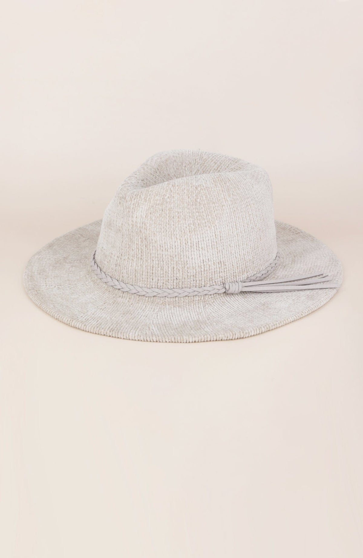 MH0134 Vicky Chenille Knit Panama Hat - MiMi Wholesale